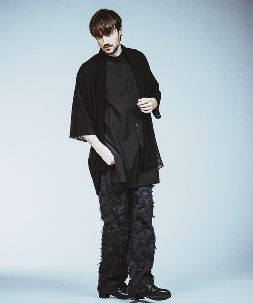 NO ID.（ノーアイディ）の「【NO ID.】Patchwork Denim Easy Wide Pants / パッチワーク デニム イージー ワイド パンツ（デニムパンツ・メンズ・ブラック/ブルー系その他4/インディゴブルー・1/2）」の10枚目の写真