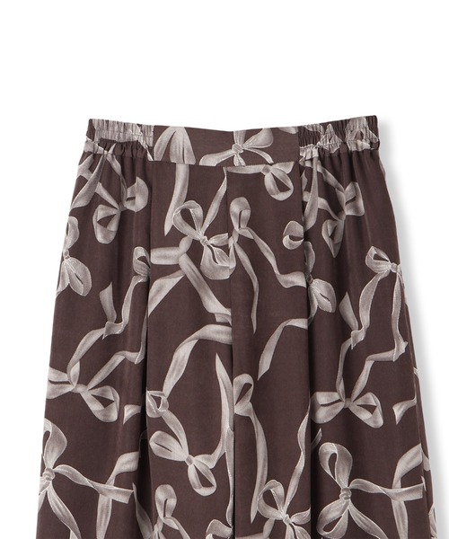 VICKY（ビッキー）の「リボンプリントリラックスパンツ≪洗濯機で洗える≫（その他パンツ・レディース・ブラウン系その他/アイボリー/ブラック系その他・M）」の11枚目の写真