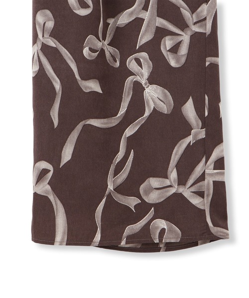 VICKY（ビッキー）の「リボンプリントリラックスパンツ≪洗濯機で洗える≫（その他パンツ・レディース・ブラウン系その他/アイボリー/ブラック系その他・M）」の13枚目の写真