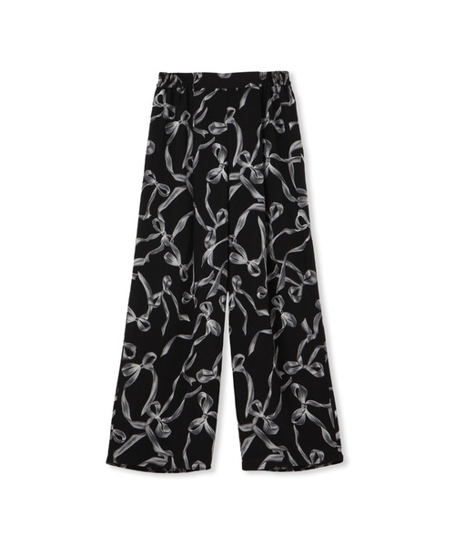 VICKY（ビッキー）の「リボンプリントリラックスパンツ≪洗濯機で洗える≫（その他パンツ・レディース・ブラウン系その他/アイボリー/ブラック系その他・M）」の14枚目の写真