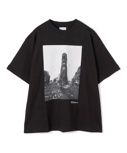 THE INTERNATIONAL IMAGES（インターナショルナルイメージズ）の「THE INTERNATIONAL IMAGES COLLECTION Cloudy Town 2015 コットン Tシャツ（Tシャツ/カットソー・メンズ・ブラック系その他/ホワイト系その他・L/M）」の2枚目の写真