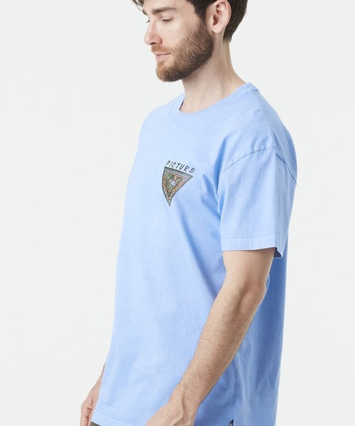PICTURE ORGANIC CLOTHING(ピクチャーオーガニッククロージング)の「【PICTURE/ピクチャー】CHILANKO TEE ワンポイント ブランドロゴ(Tシャツ/カットソー・メンズ・ブラック/ブルー系その他・SMALL/MEDIUM/LARGE/X-LARGE)」の4枚目の写真