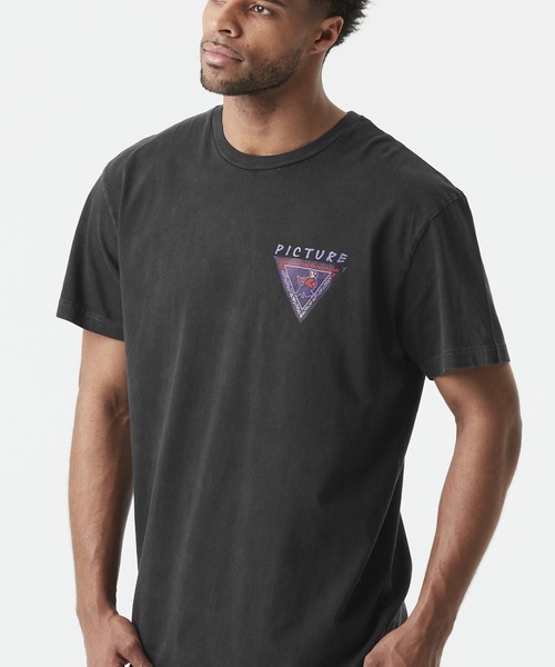 PICTURE ORGANIC CLOTHING(ピクチャーオーガニッククロージング)の「【PICTURE/ピクチャー】CHILANKO TEE ワンポイント ブランドロゴ(Tシャツ/カットソー・メンズ・ブラック/ブルー系その他・SMALL/MEDIUM/LARGE/X-LARGE)」の9枚目の写真