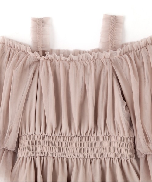 【新品】JILL by JILL STUART チュールシャーリングブラウス JILL by JILL STUART｜チュールシャーリングブラウス | Rakuten