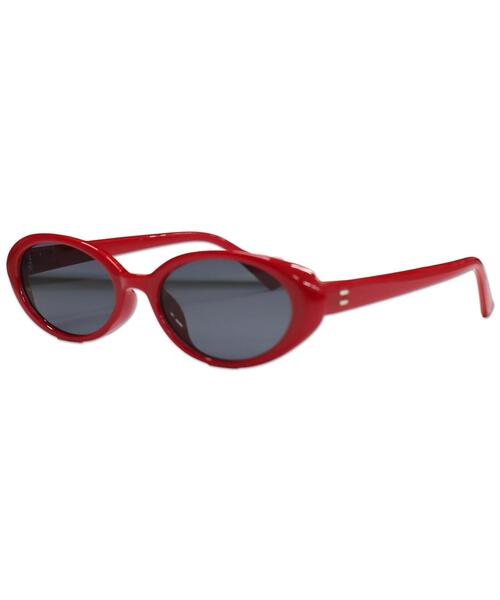 WEGO(ウィゴー)の「WEGO/オーバルカラーレンズアイウェア(サングラス・レディース・ブラウン/レッド/ベージュ/ブラック・FREE)」の4枚目の写真