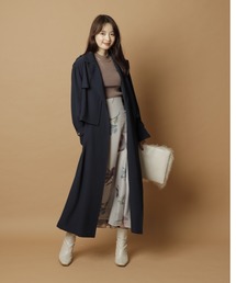 ブランド古着】Mystrada｜マイストラーダのトレンチコート（ブルー