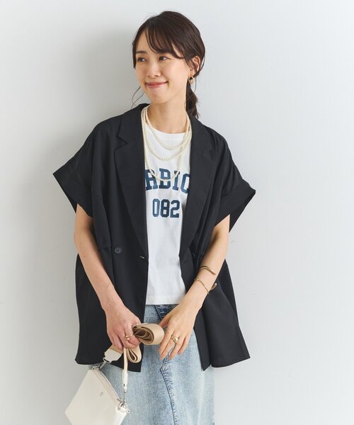 新品　mudoca ムドカ　リネン スカラップ　ジレ　ベスト　リネン 100% 新品 mudoca ムドカ リネン スカラップ ジレ ベスト リネン 100