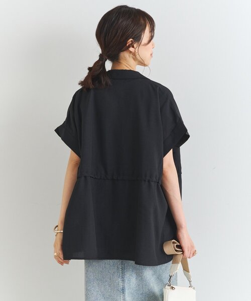 un dix cors(アンディコール)の「リネンライクドロストジレ(ベスト・レディース・モカ/ブラック・FREE)」の16枚目の写真