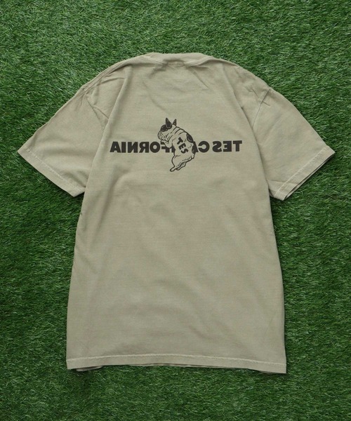 The Endless Summer(エンドレスサマー)の「【WEB / FLAG SHOP限定】TES CALIFORNIA PIGMENT DYE T-SHIRT /ピグメント・半袖T(Tシャツ/カットソー・メンズ・アイボリー/カーキ/スカイブルー/グレー/ブルー/グリーン/オレンジ/マスタード/パープル・SMALL/MEDIUM/LARGE/X-LARGE)」の20枚目の写真