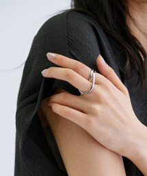 GALLEST（ギャレスト）の「カーブダブルリング（リング）」