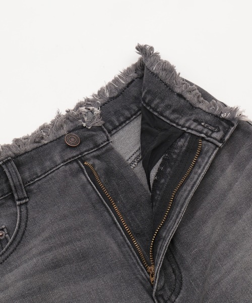 WEGO（ウィゴー）の「WEGO/フリンジロングスリットデニムスカート（デニムスカート・レディース・コバルトブルー/ブラック系3・FREE）」の20枚目の写真