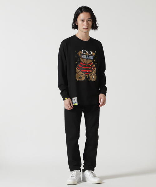 STUD MUFFIN スタッドマフィン ロンT 10分袖 ブラック M 黒 楽天市場】スタッドマフィン ロンT STUD MUFFIN Tシャツ 長袖T