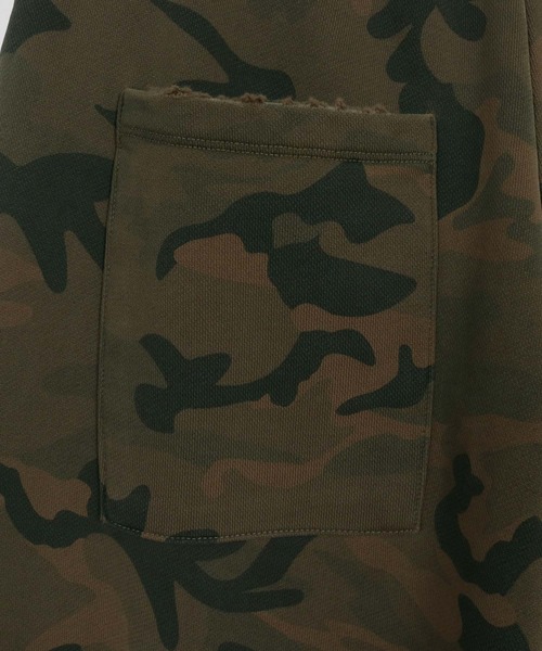 CAMBIO(カンビオ)の「mp13791- Used Like Camouflage Sweat Wide Straight Pants カモフラージュ柄スウェットパンツ(スウェットパンツ・メンズ・カーキ・S/M/L)」の15枚目の写真