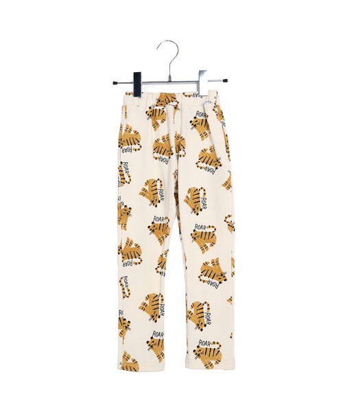 MAKE YOUR DAY（メイクユアデイ）の「3総柄リブパンツ■80～140cm（スウェットパンツ・キッズ・チャコールグレー/イエロー/ブラック・80/110/100/90/140/120/130）」の3枚目の写真