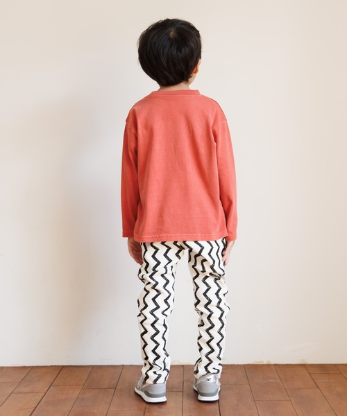 MAKE YOUR DAY（メイクユアデイ）の「3総柄リブパンツ■80～140cm（スウェットパンツ・キッズ・チャコールグレー/イエロー/ブラック・80/110/100/90/140/120/130）」の14枚目の写真