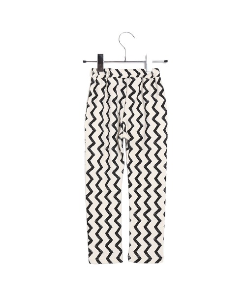 MAKE YOUR DAY（メイクユアデイ）の「3総柄リブパンツ■80～140cm（スウェットパンツ・キッズ・チャコールグレー/イエロー/ブラック・80/110/100/90/140/120/130）」の5枚目の写真