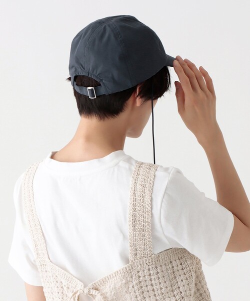 Afternoon Tea（アフタヌーンティー）の「あご紐付きUVキャップ（キャップ・レディース・ネイビー/ブラウン・ONE SIZE）」の19枚目の写真