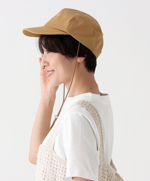 Afternoon Tea（アフタヌーンティー）の「あご紐付きUVキャップ（キャップ・レディース・ネイビー/ブラウン・ONE SIZE）」の18枚目の写真