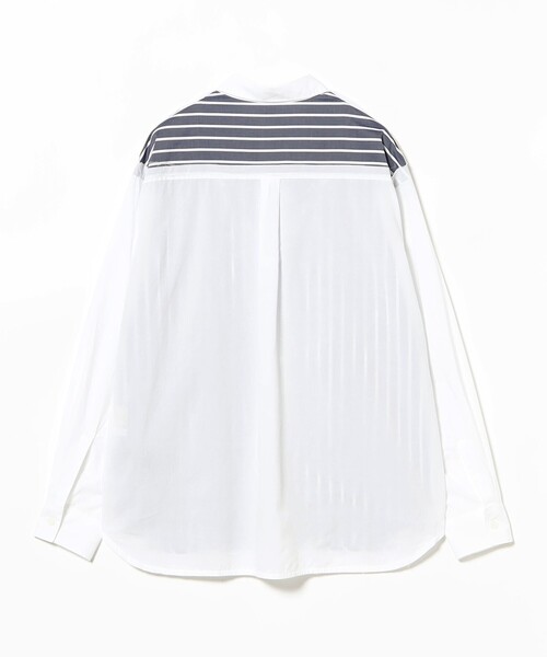 セール】maturely / ストライプ アンド ソリッド カットオフ ロング