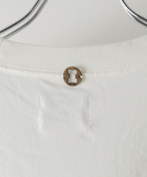 Insonnia PROJECTS（インソニアプロジェクト）の「INSONNIA PROJECTS(インソニア プロジェクト) for EDIFICE 別注 blur PL Tシャツ（Tシャツ/カットソー・メンズ・ホワイト/ブラック・2/1）」の19枚目の写真