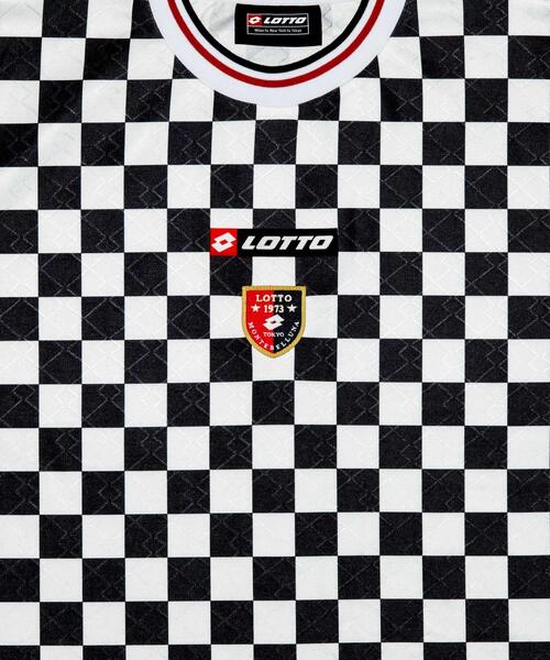 LOTTO（ロット）の「LOTTO　CHECKERD FLAG GAME SHIRTS（Tシャツ/カットソー・メンズ・ブラック/ブルー・MEDIUM/X-LARGE/LARGE）」の4枚目の写真