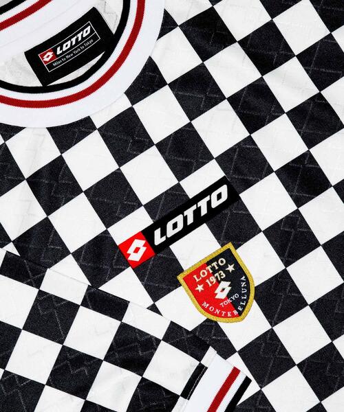 LOTTO（ロット）の「LOTTO　CHECKERD FLAG GAME SHIRTS（Tシャツ/カットソー・メンズ・ブラック/ブルー・MEDIUM/X-LARGE/LARGE）」の5枚目の写真