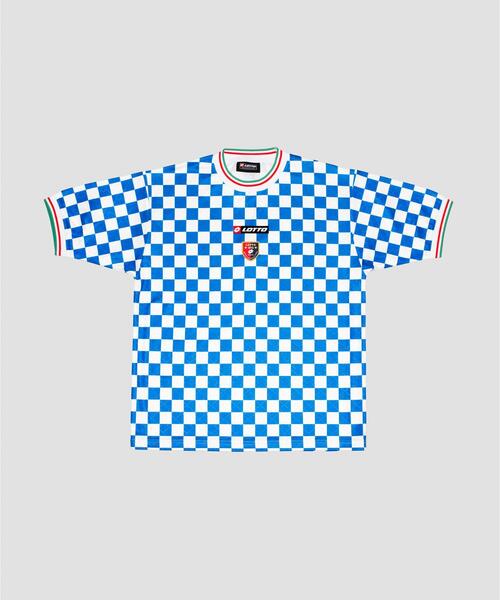 LOTTO（ロット）の「LOTTO　CHECKERD FLAG GAME SHIRTS（Tシャツ/カットソー・メンズ・ブラック/ブルー・MEDIUM/X-LARGE/LARGE）」の7枚目の写真