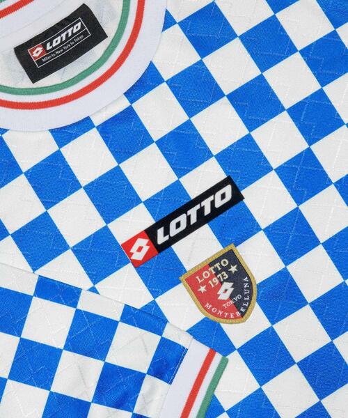 LOTTO（ロット）の「LOTTO　CHECKERD FLAG GAME SHIRTS（Tシャツ/カットソー・メンズ・ブラック/ブルー・MEDIUM/X-LARGE/LARGE）」の9枚目の写真