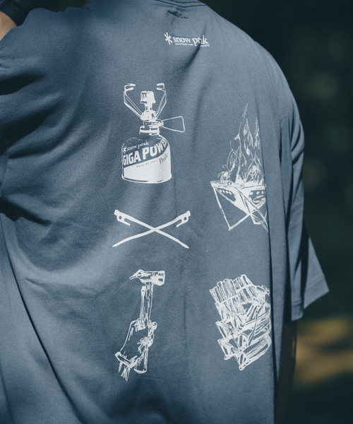 SNOW PEAK / スノーピーク 別注 ”GEAR” プリントTシャツ（T