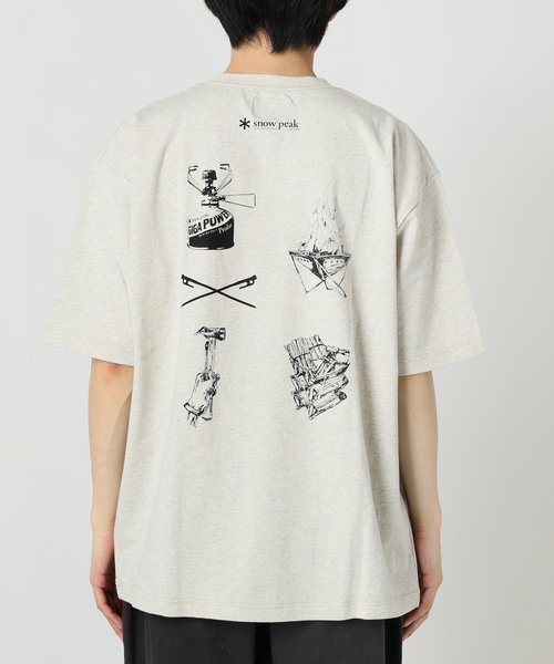SNOW PEAK / スノーピーク 別注 ”GEAR” プリントTシャツ（T