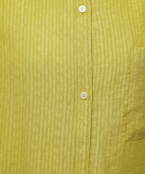 niko and...（ニコアンド）の「開襟ドロストシャツ（シャツ/ブラウス・レディース・オフホワイト/イエロー/ブラック・LARGE/MEDIUM）」の12枚目の写真