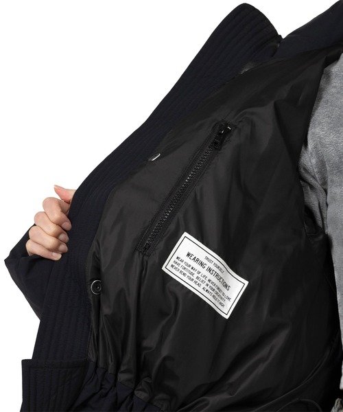 Maison MIHARA YASUHIRO(メゾンミハラヤスヒロ)の「Roll-up Hem Down Jacket(ダウンジャケット/コート・レディース・イエロー/ブラック・36/38/40)」の10枚目の写真