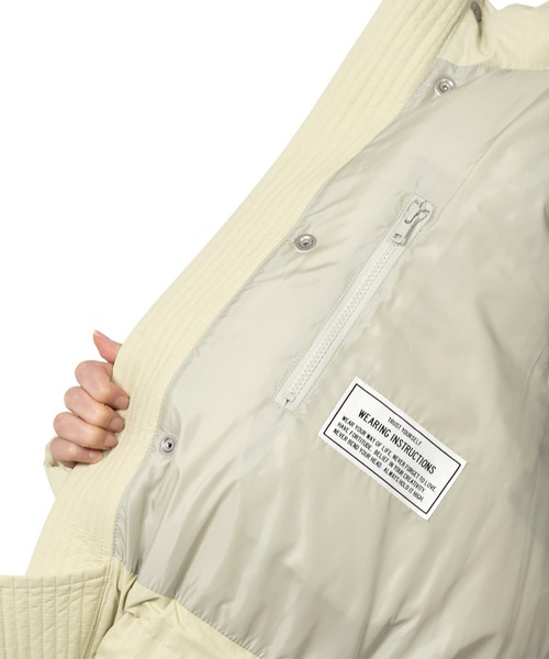 Maison MIHARA YASUHIRO(メゾンミハラヤスヒロ)の「Roll-up Hem Down Jacket(ダウンジャケット/コート・レディース・イエロー/ブラック・36/38/40)」の19枚目の写真