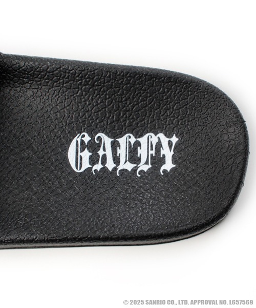 GALFY(ガルフィー)の「【GALFY/ガルフィー】×【KUROMI/クロミ】クロミちゃんとGALFYのシャワサン(サンダル・メンズ・ブラック/パープル・M/L/XL)」の4枚目の写真