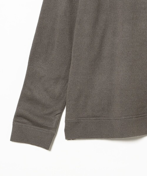 BEAMS PLUS（ビームスプラス）の「【別注】dip / 2Layer V Neck Knit（ニット/セーター・メンズ・ブラック/グレー/オリーブ・S/M/L/XL）」の10枚目の写真