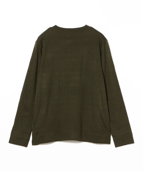 BEAMS PLUS（ビームスプラス）の「【別注】dip / 2Layer V Neck Knit（ニット/セーター・メンズ・ブラック/グレー/オリーブ・S/M/L/XL）」の19枚目の写真