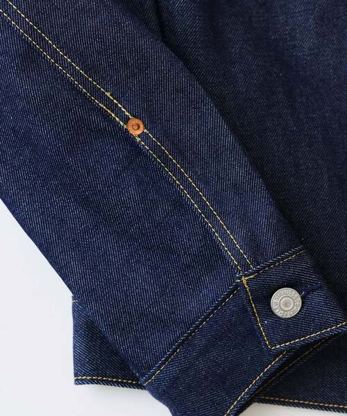 Levi's(リーバイス)の「LEVI’S(R) / リーバイス(R) TYPE1トラッカージャケット リジッド(デニムジャケット・メンズ・ネイビー・X-SMALL/SMALL/MEDIUM/LARGE/X-LARGE/XX-LARGE/XXX-LARGE)」の8枚目の写真