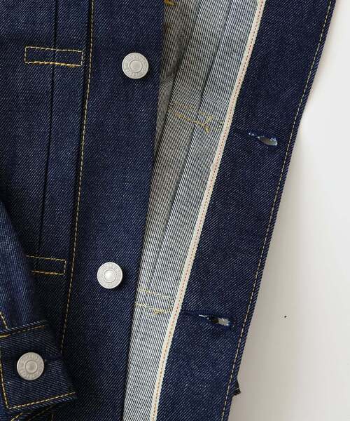 Levi's(リーバイス)の「LEVI’S(R) / リーバイス(R) TYPE1トラッカージャケット リジッド(デニムジャケット・メンズ・ネイビー・X-SMALL/SMALL/MEDIUM/LARGE/X-LARGE/XX-LARGE/XXX-LARGE)」の12枚目の写真