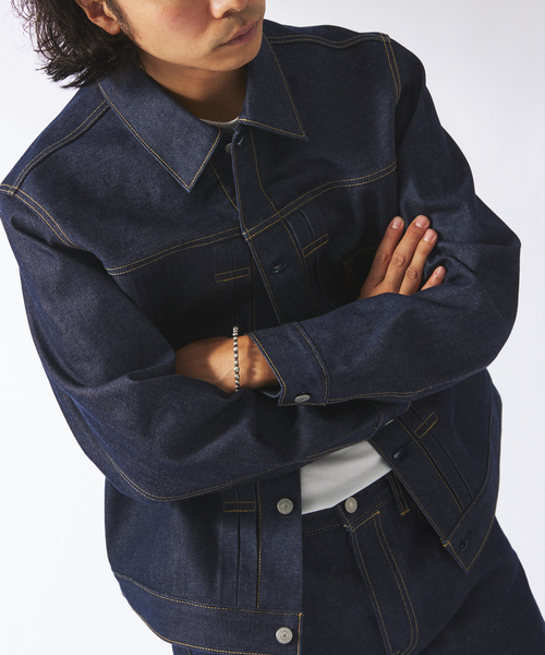 即完売品 Mサイズ Rタブ 未使用タグ付き リーバイスリジットデニムジャケット Levi's - 【LEVIS】50s〜 507XX 両面タブ 2nd セカンドデニム