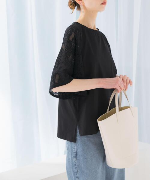 【23区/アンタイトル 】ペイズリー　レーススカート フレアプルオーバー　3L skinholicさんコラボ》フラワーコードレースフレアスカート