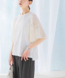 URBAN RESEARCH ROSSO WOMEN | 『WEB限定』ペイズリーレースフレアスリーブプルオーバー(Tシャツ/カットソー)