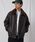 BEN DAVISixfCrXj́uyBEN DAVISixfCrXjzREMOVAL BOA COLLAR FAUX LEATHER JACKET / tFCNU[ WPbg {A Wbv LeBO byiC_[XWPbgjvbuE