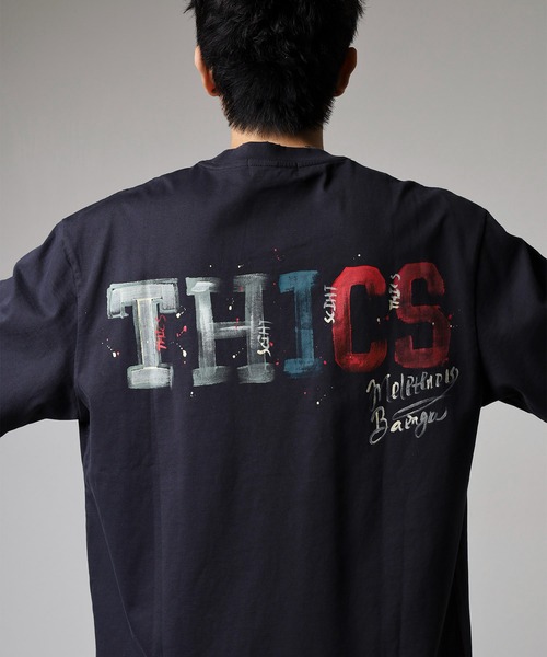 ABETTOR グラインダー加工手書き風「THICS」ロゴSS/T ※数量限定（T