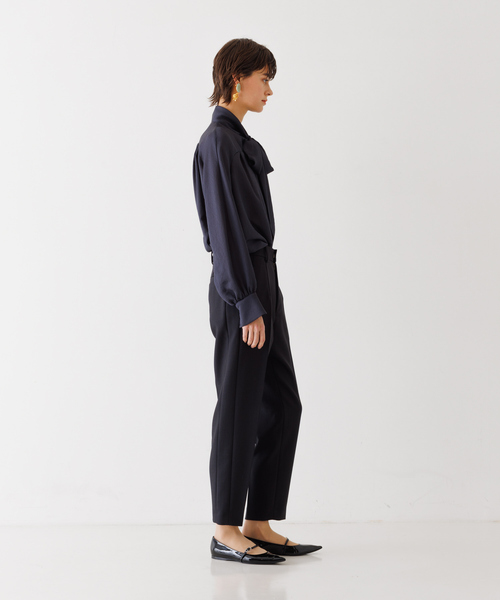 DESIGNWORKS（デザインワークス）の「サイド切替えストレートパンツ（その他パンツ・レディース・ダークネイビー/アイボリー・38/36/40）」の9枚目の写真