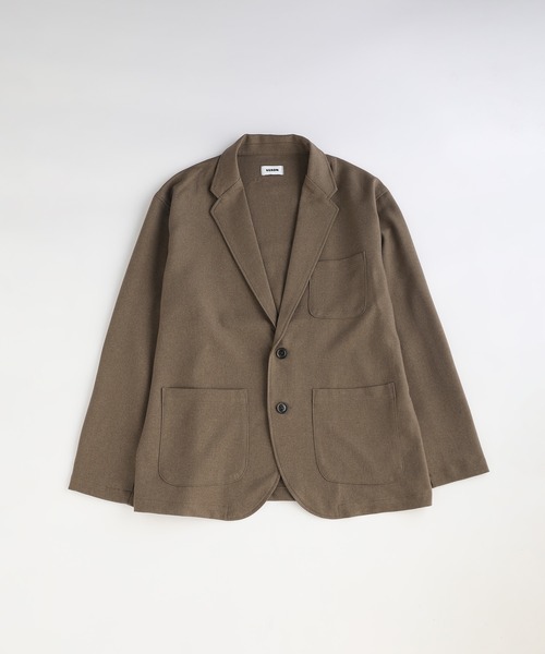 VERON(ヴァロン)の「【セットアップ対応】日本製Naturemier(ナチュレミア)(TM)TEHCウールライクツイルテーラードジャケット(テーラードジャケット・メンズ・ブラック/チャコール/ベージュ系・M/S/L)」の20枚目の写真