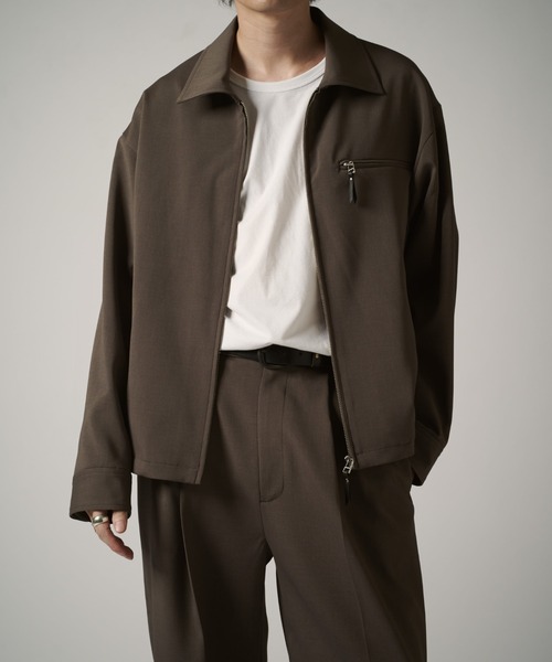 ダブルクロスジップブルゾン（ブルゾン）｜Lui's（ルイス）の