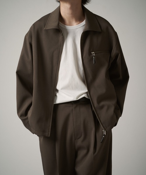 Lui's（ルイス）の「ダブルクロスジップブルゾン（ブルゾン）」 - WEAR