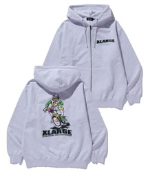 X large パーカー XLARGE パーカー CAMPUS ZIP UP HOODED SWEATSHIRT メンズ