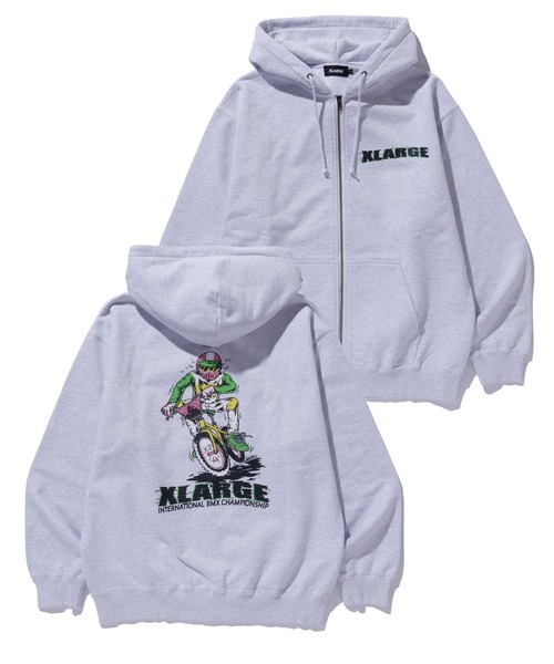セール】RIDING ZIP HOODED SWEATSHIRT（パーカー）｜XLARGE