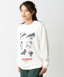 9.4oz ピグメントEVERGREENスウェットシャツ